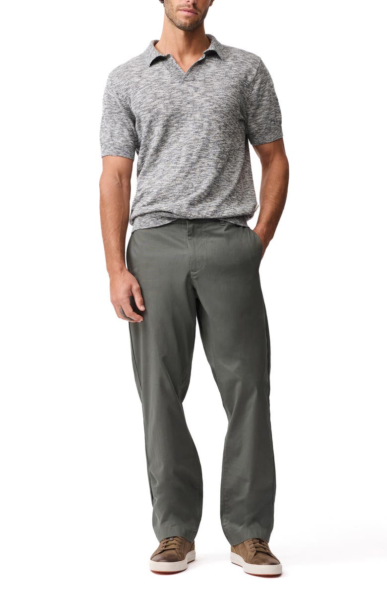 Rodd & Gunn Poison Bay Linen & Cotton Slub Polo, Alternate, color, Black Pearl