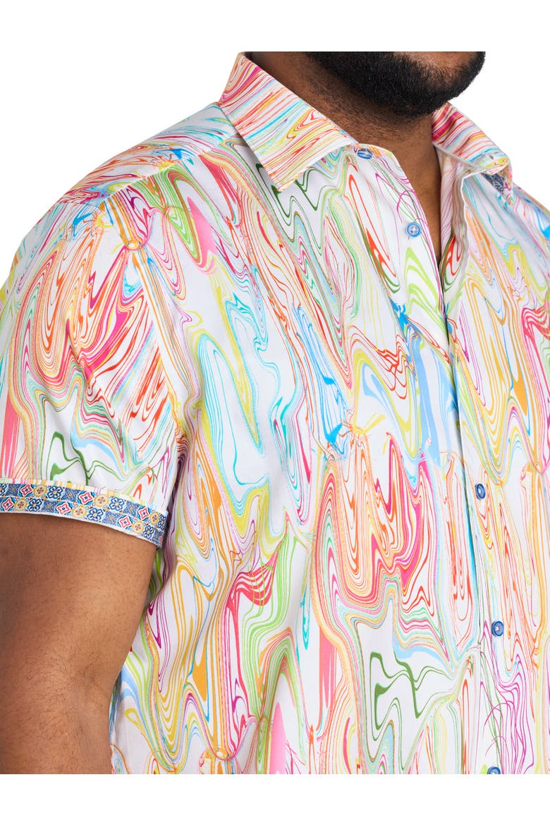 Big & Tall Bellenden Sport Shirt, Alternate, color, MULTI