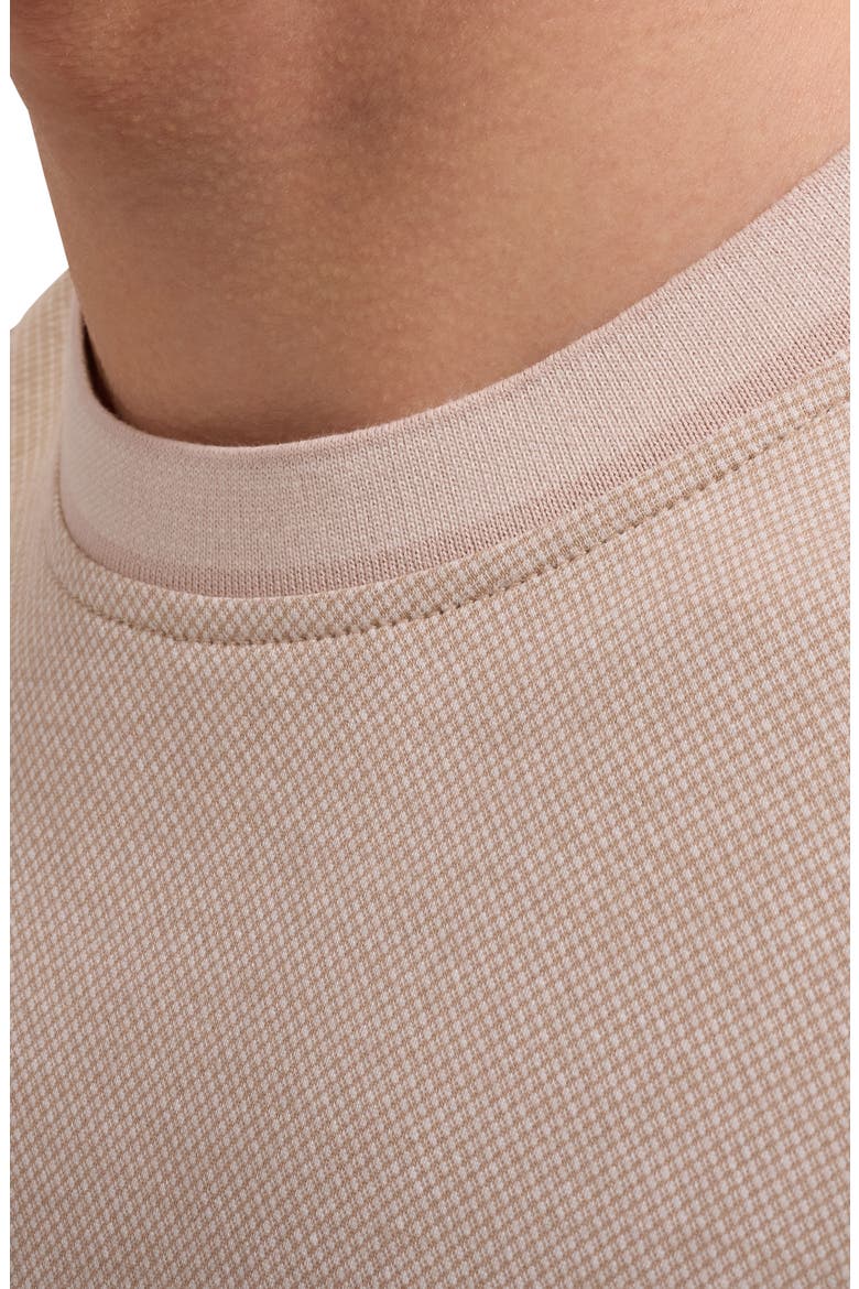 Crewneck Pima Cotton T-Shirt, Alternate, color, DESERT