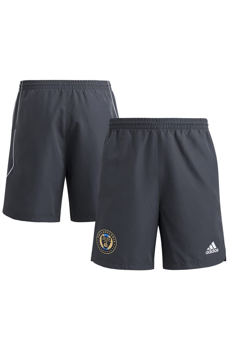 adidas Men's adidas Gray Philadelphia Union 2025 Travel Shorts, Main, color, Gray