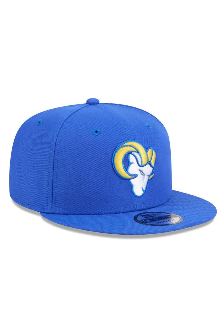 Men's New Era Royal Los Angeles Rams 9FIFTY Snapback Hat, Alternate, color, Royal