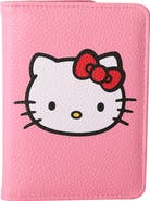 Hello Kitty Pink Pebbled Travel Passport Holder