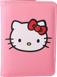 Hello Kitty Pink Pebbled Travel Passport Holder