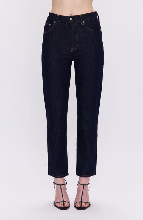 Bri Ankle Straight Leg Jeans (Nightfall)
