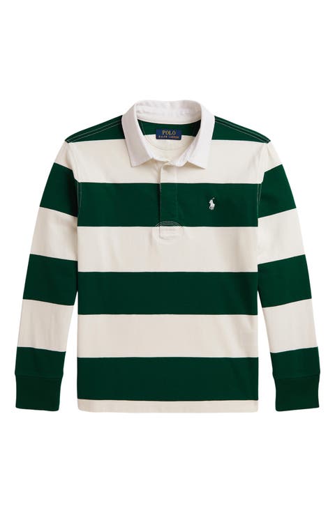Kids' Stripe Rugby Shirt