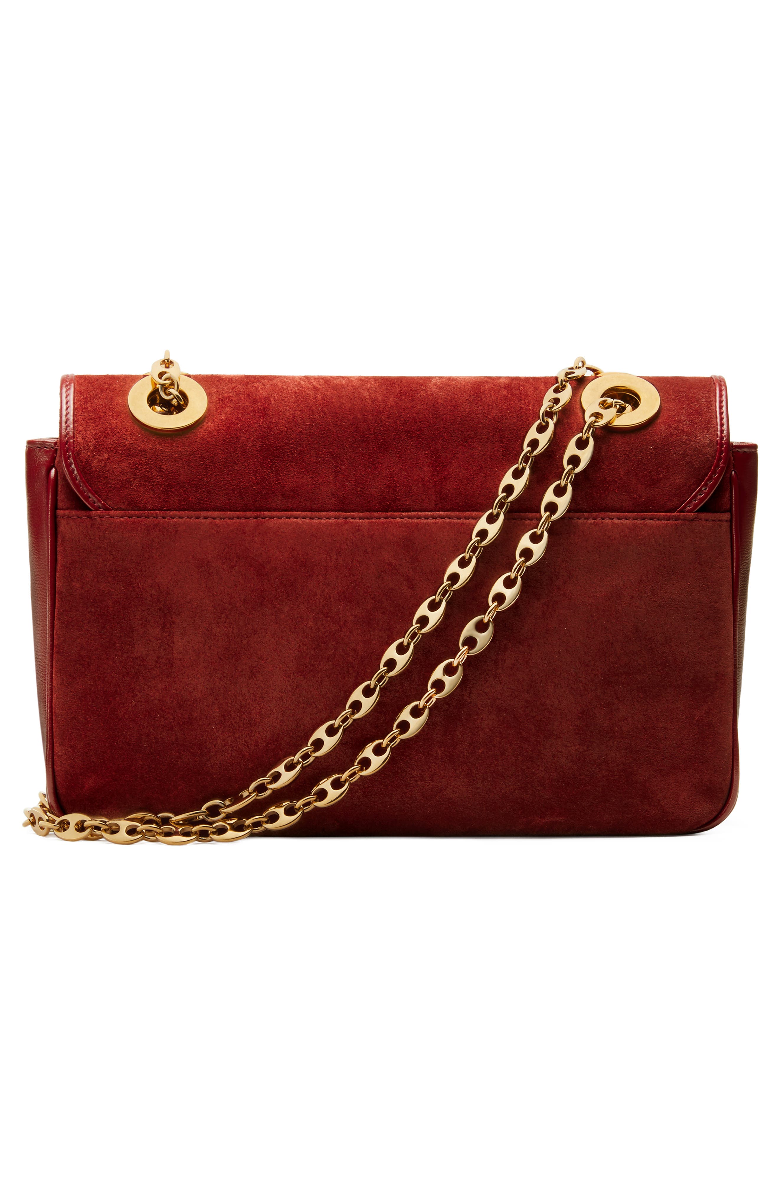Gucci Small Suede Shoulder Bag, Alternate, color, 