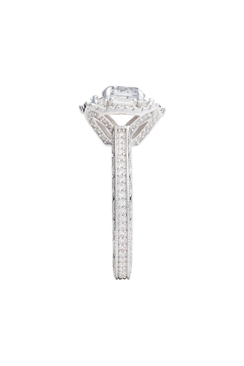 Art Deco Ring, Alternate, color, SILVER/ CLEAR