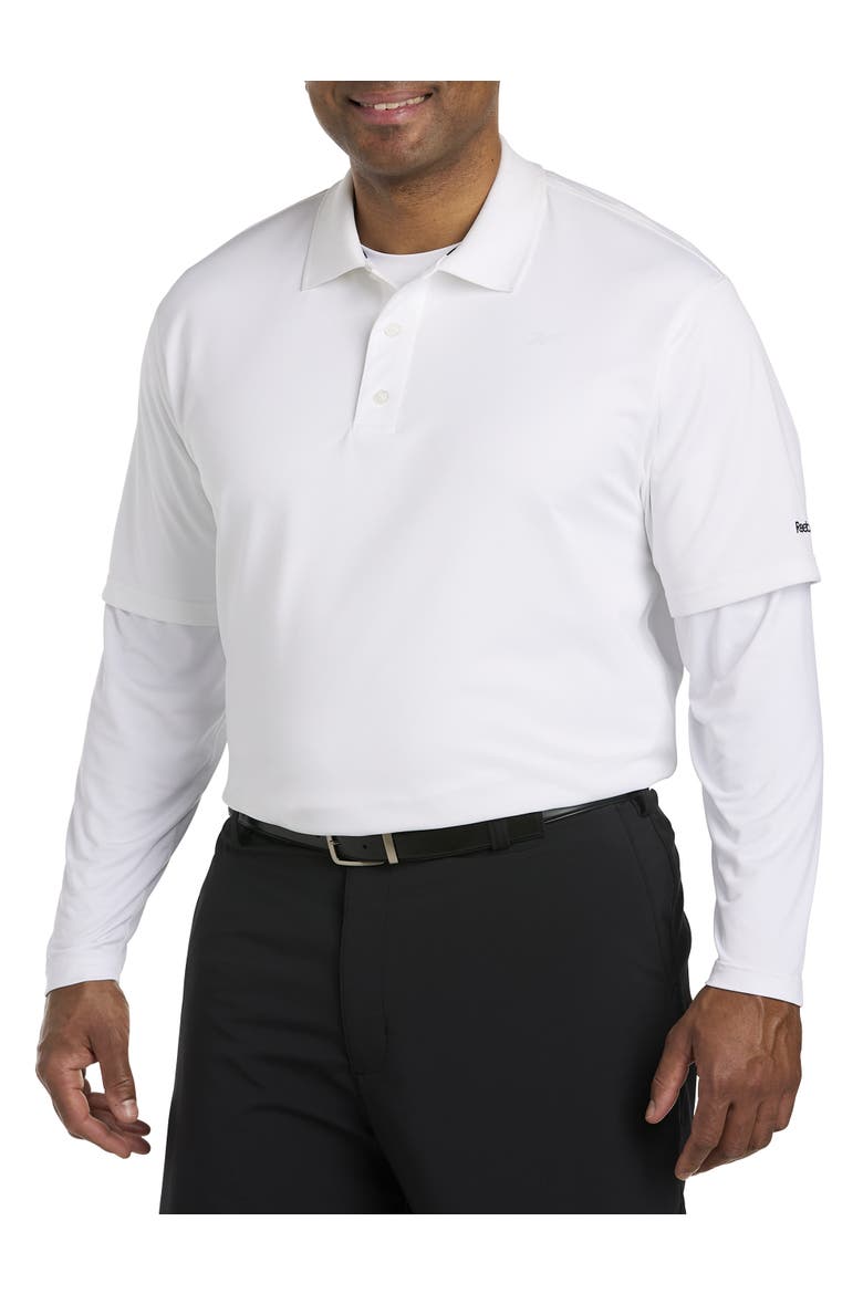 Performance Solid Polo, Alternate, color, WHITE