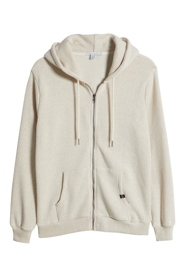 Jordyn Full Zip Hoodie, Alternate, color, BONE
