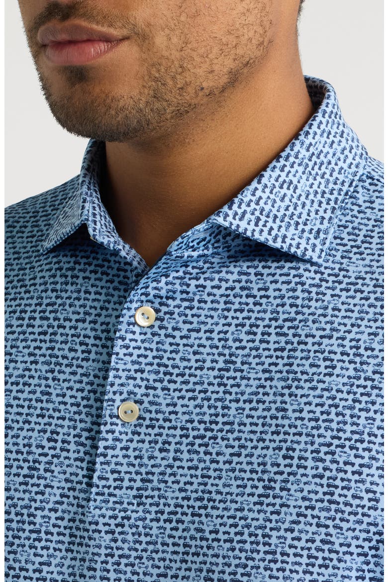 Off Road Summer Comfort Performance Jersey Polo, Alternate, color, LAKESIDE