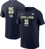 Nike Men's Nike Azzi Fudd Navy Dallas Wings Explorer Edition Name & Number T-Shirt