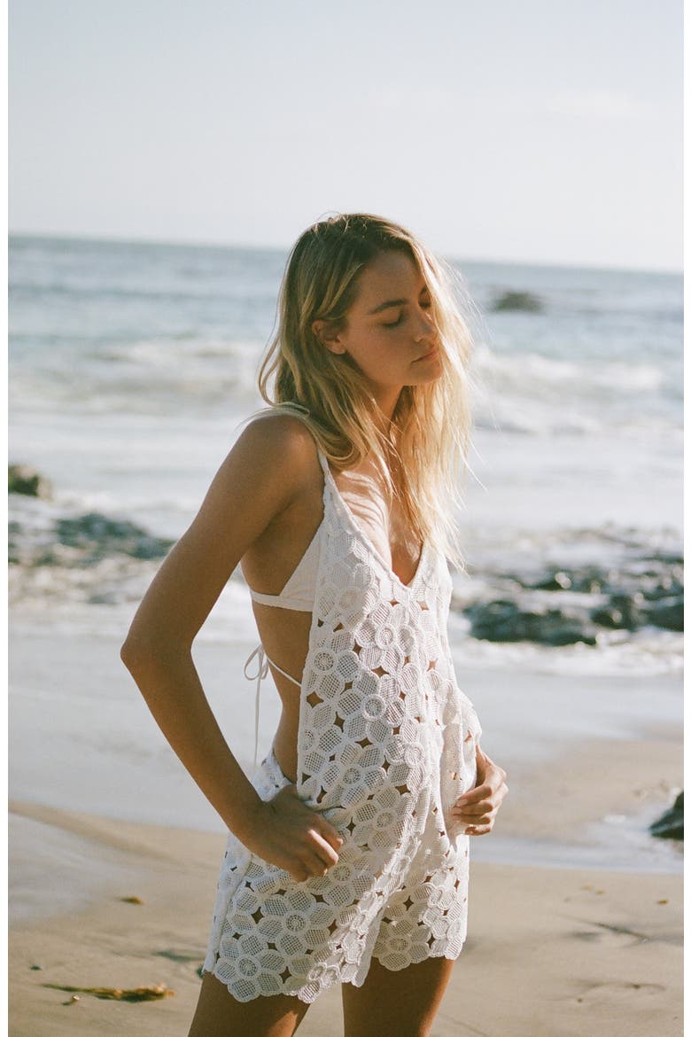 Serenade Romper, Alternate, color, Seashell