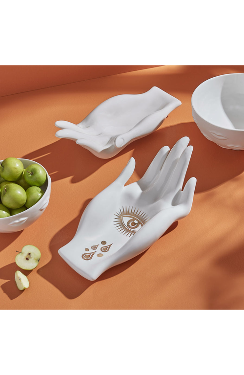 Jonathan Adler Eve Fruit Serving Bowl In White