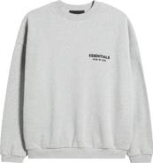 Fear of God Essentials Cotton Blend Fleece Graphic Sweatshirt
