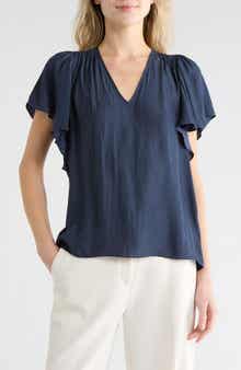 Ramy Brook Bronta V-Neck Top