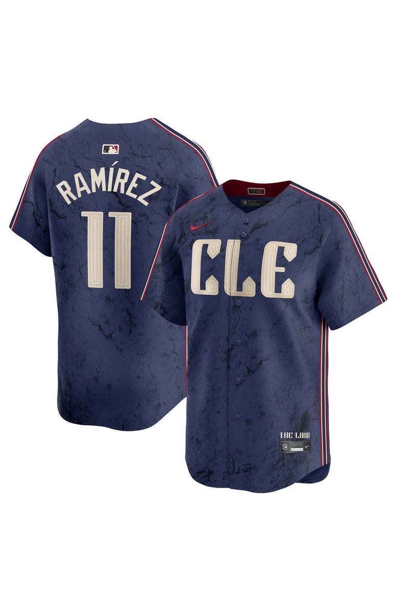 Nike Men's Nike José Ramírez Navy Cleveland Guardians City Connect Limited Player Jersey, Alternate, color, Navy