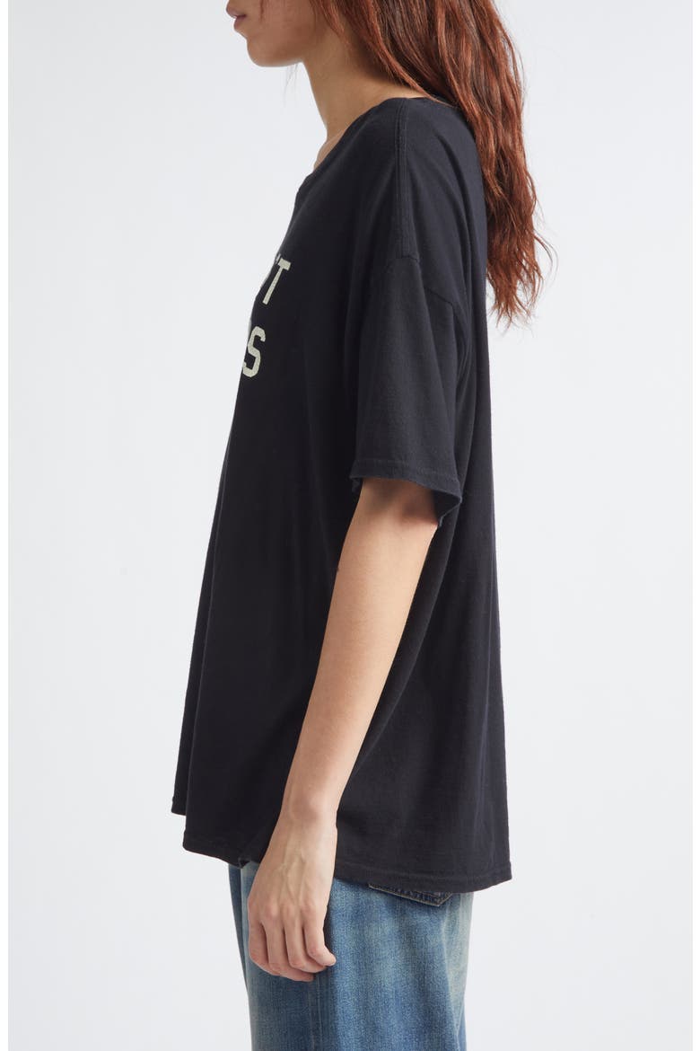 Relaxed Almost Famous Cotton & Cashmere Graphic T-Shirt, Alternate, color, BLACK
