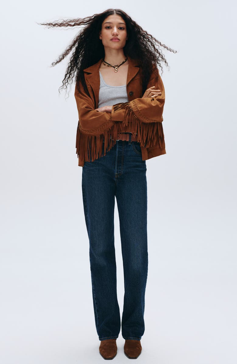 Levi's<sup>®</sup> Ribcage High Waist Straight Leg Jeans, Alternate, color, Apply Now