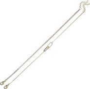 BY ADINA EDEN Tennis & Paperclip Pave Bracelet Combo Set