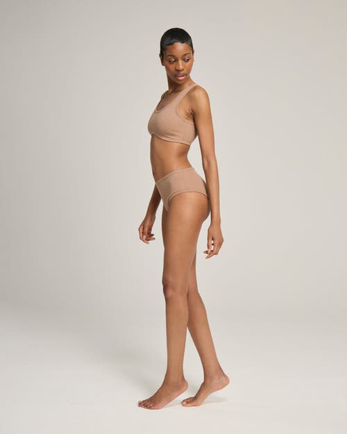 Nudea The Organic Cotton Midi Brief 2 Pack In Brown