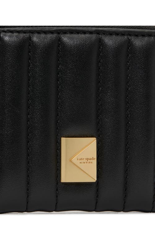 Kate Spade New York Deco Quilted Leather Card Case