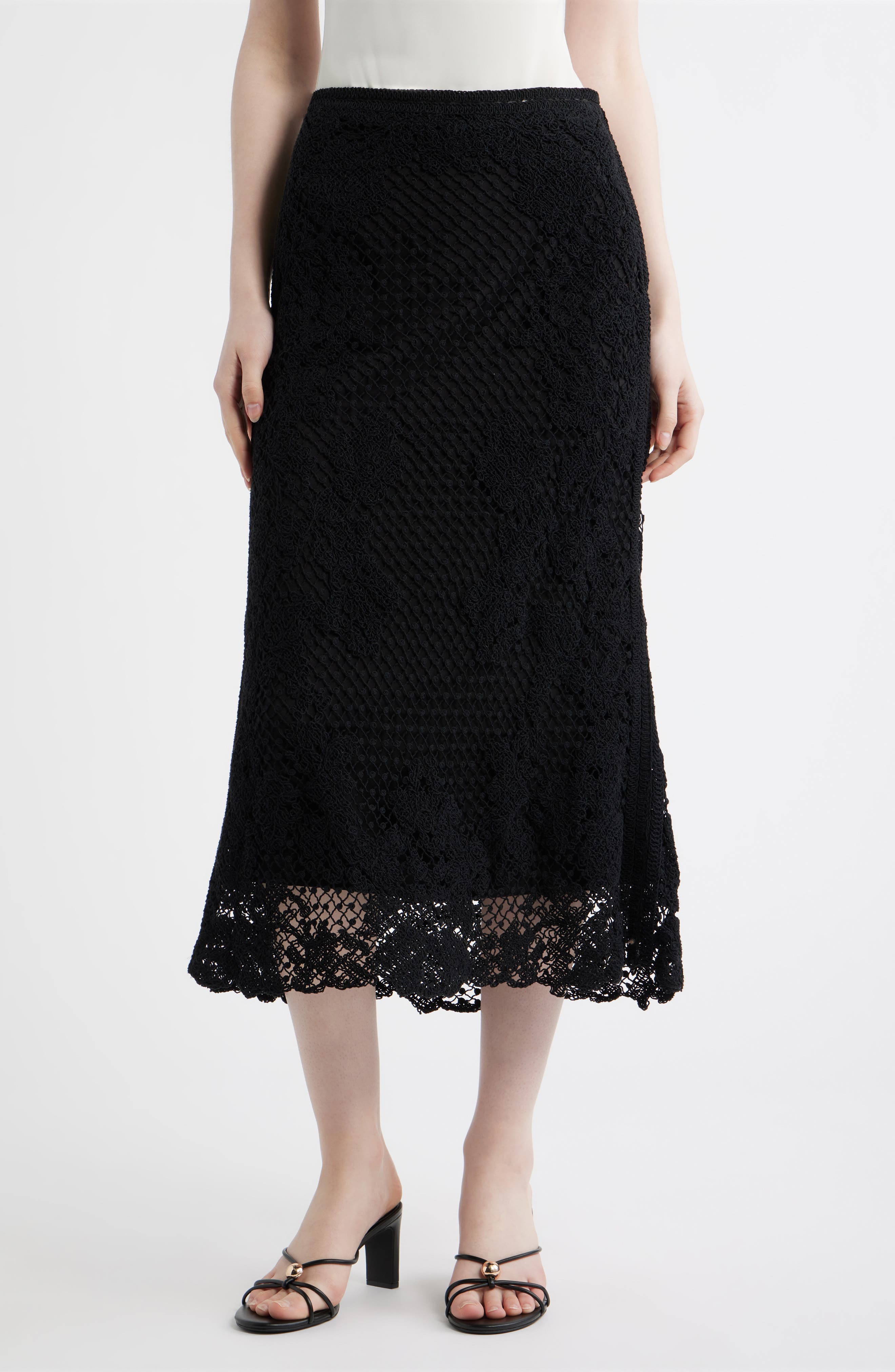 Lainey Open Stitch Maxi Skirt