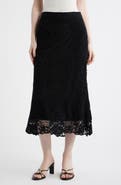 KOBI HALPERIN Lainey Open Stitch Maxi Skirt