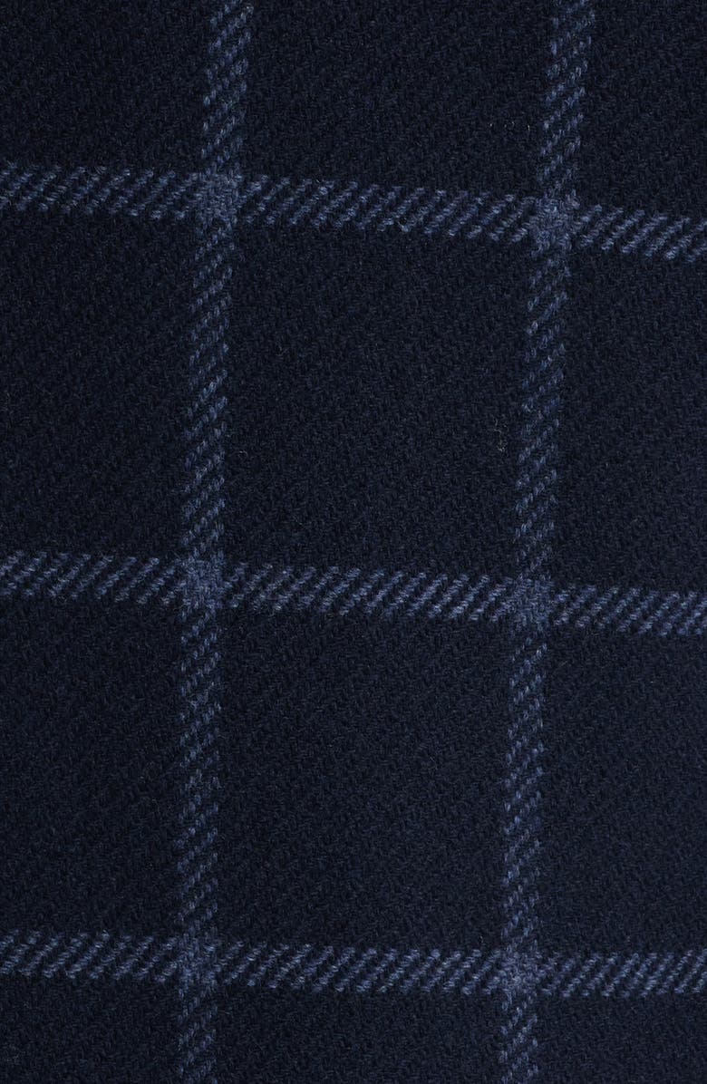 BOSS Hanry Plaid Wool Blend Sport Coat, Alternate, color, Dark Blue