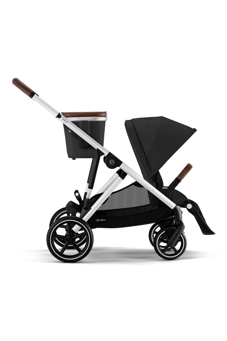 Gazelle S Stroller, Alternate, color, MOON BLACK