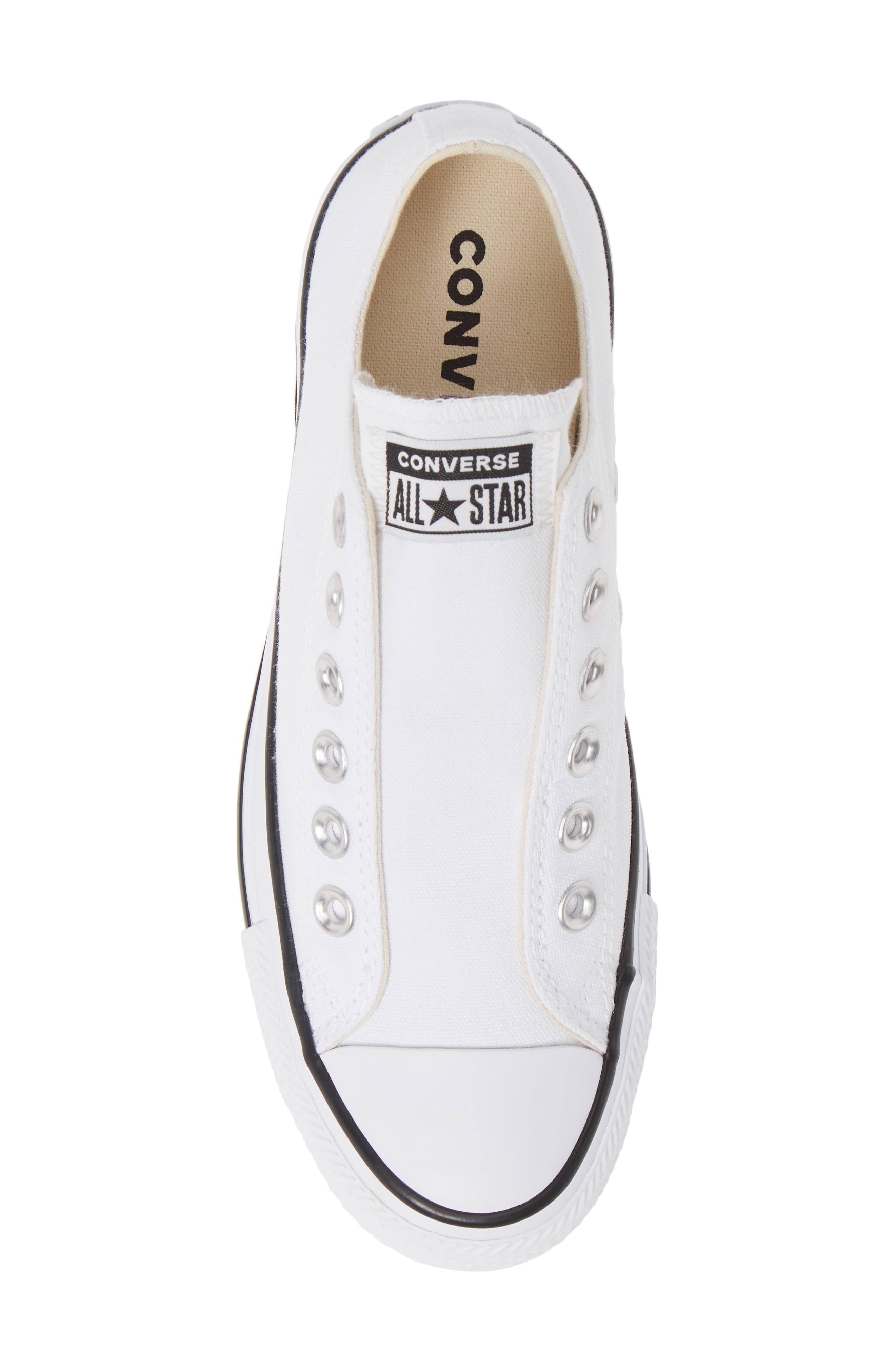 Converse Chuck Taylor<sup>®</sup> All Star<sup>®</sup> Laceless Low Top Sneaker, Alternate, color, 