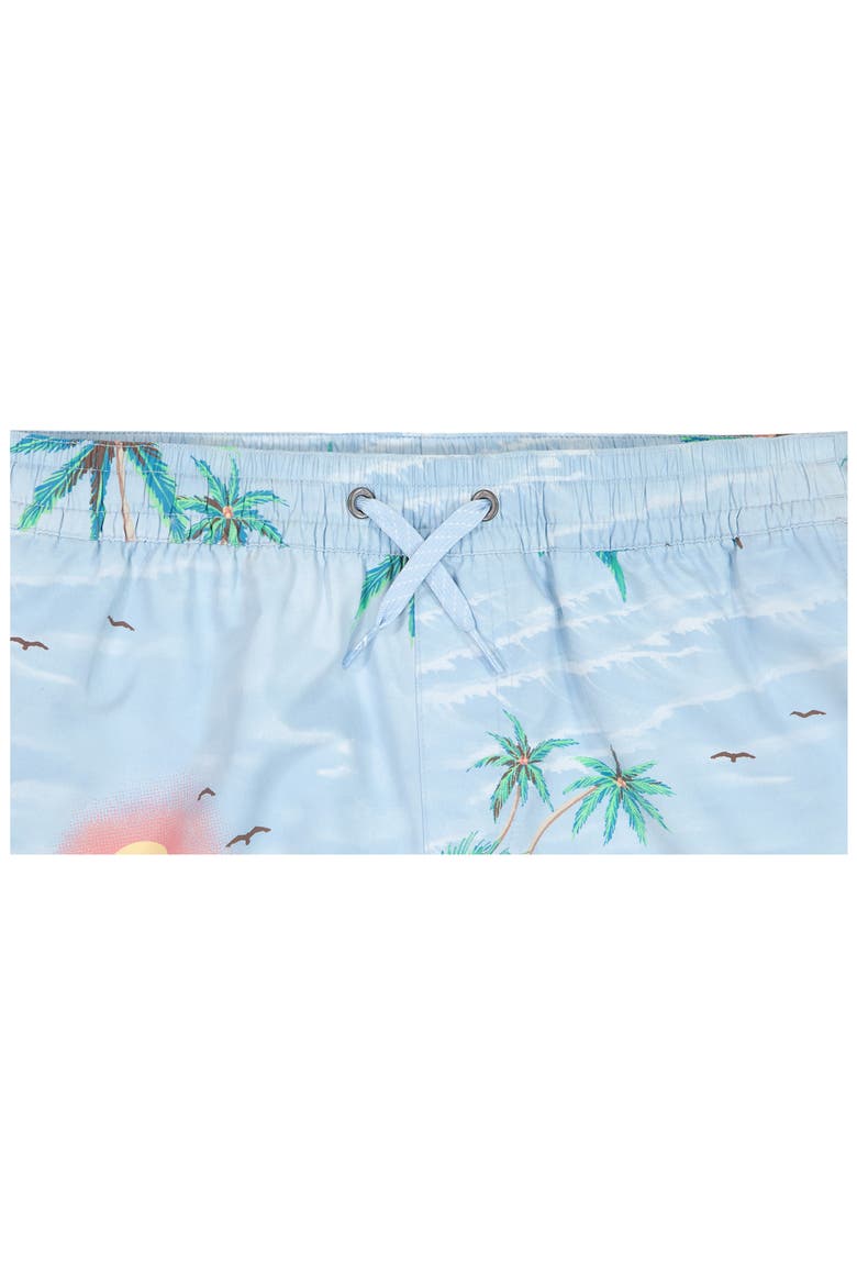 Kids' Everyday Mix Volley Swim Trunks, Alternate, color, SKYWAY