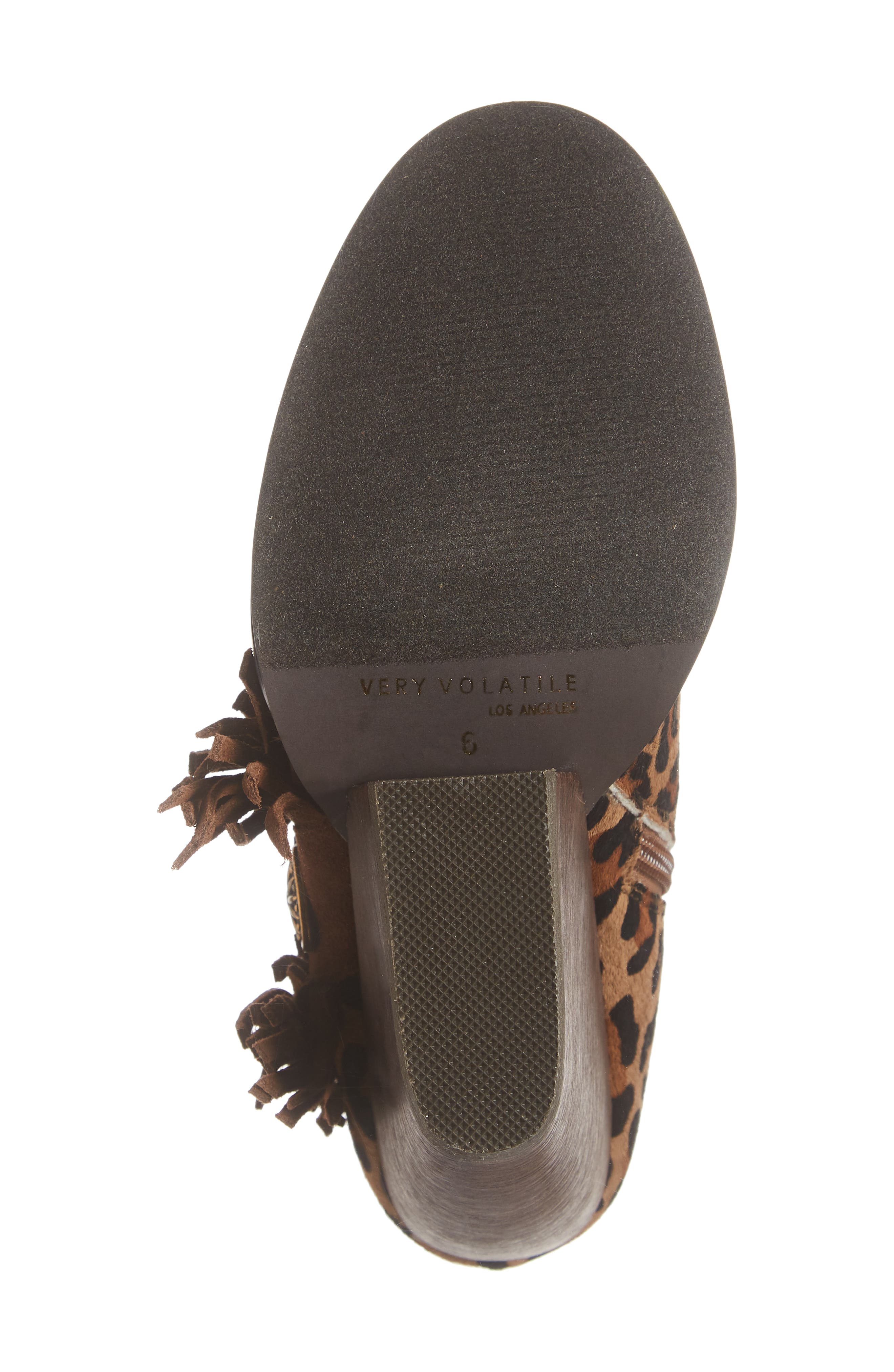 Cromwell Genuine Calf Hair Bootie, Alternate, color, BROWN LEOPARD LEATHER