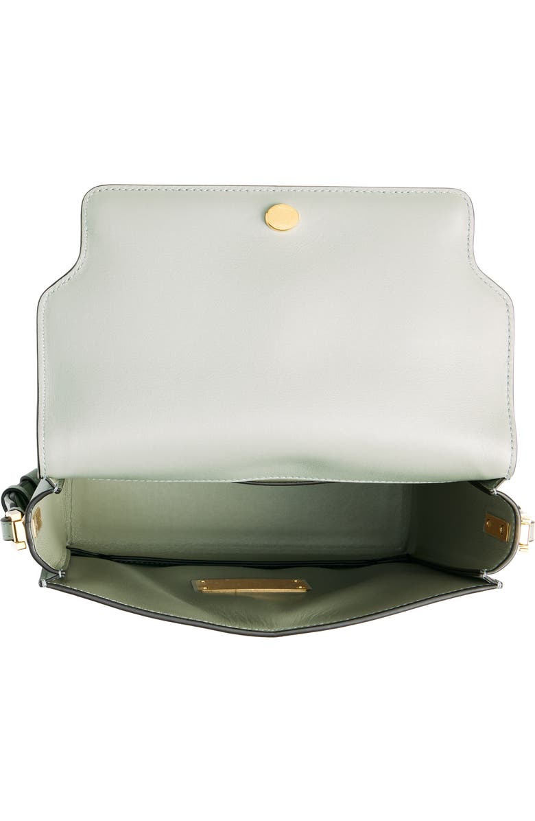 Marni Medium Trunkaroo Leather Shoulder Bag, Alternate, color, Light/ Grey