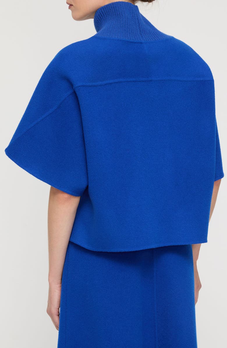 Lafayette 148 New York Double Face Wool & Cashmere Turtleneck Sweater, Alternate, color, Galaxy Blue