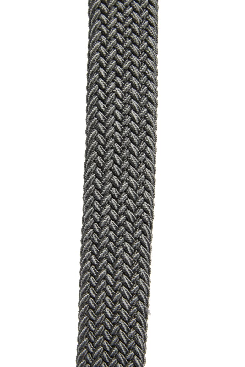 Stretch Braided Belt, Alternate, color, BLACK- GREY