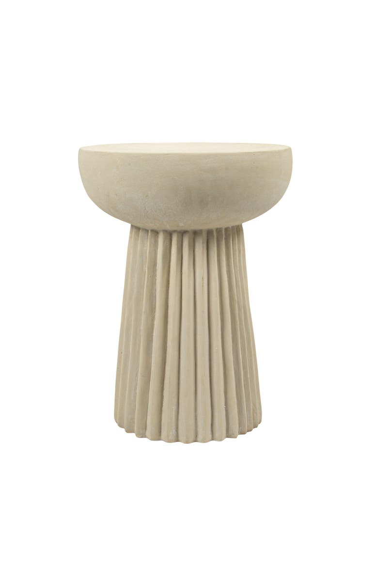 Indoor Outdoor Side Table, Alternate, color, Ivory