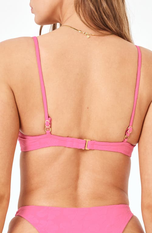 L*space Lspace Stella Underwire Bikini Top In Purple