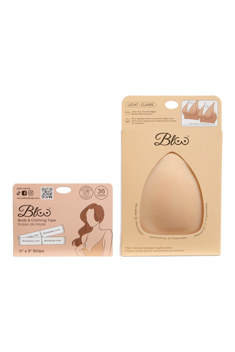 Seamless Confidence Waterproof Silicone Nipple Covers & Fashion Tape Kit, Alternate, color, LIGHT
