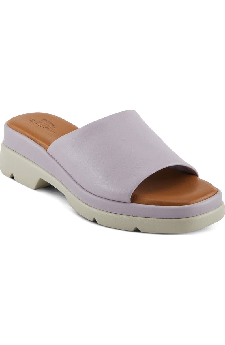 Spring Step Fire Island Platform Slide Sandal, Main, color, Lilac