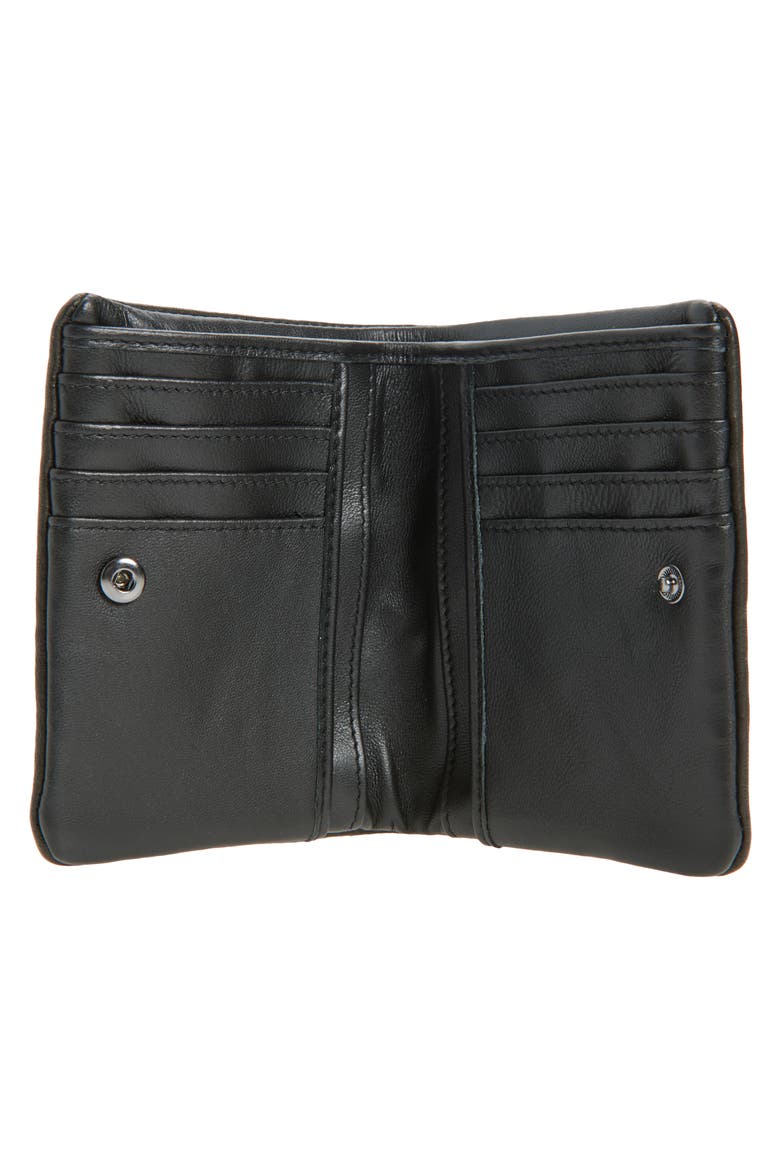 Myles Leather Bifold Wallet, Alternate, color, BLACK