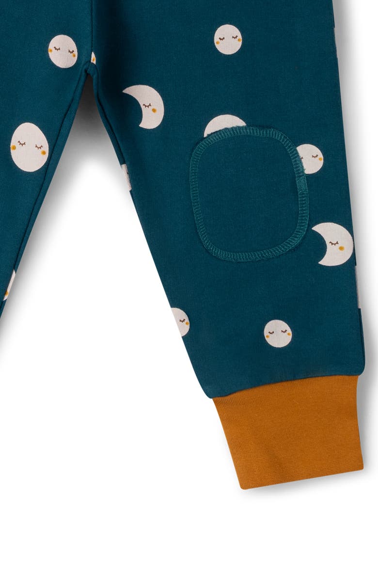 Little Green Radicals Kids' Cozy Organic Cotton Joggers, Alternate, color, Blue