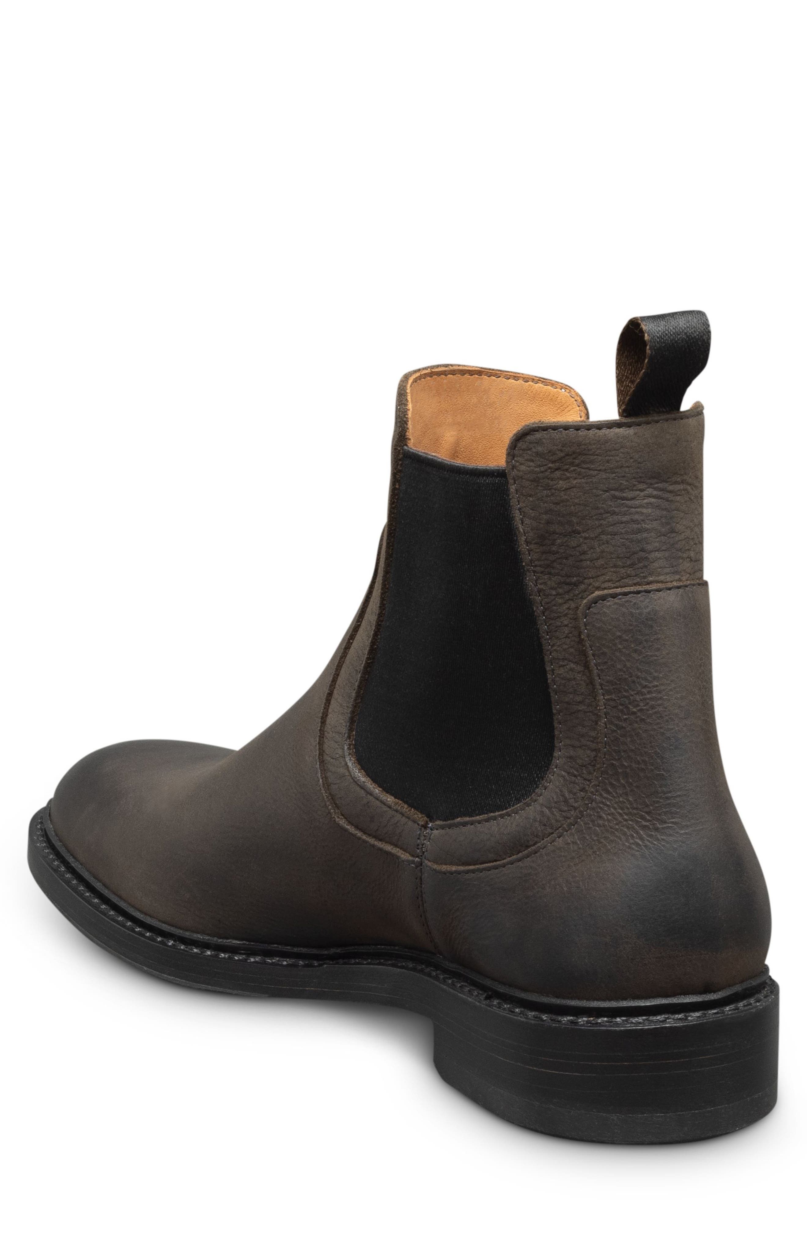 Allen Edmonds Tanner Chelsea Boot, Alternate, color, Charcoal