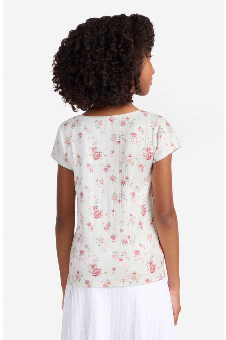 Pointelle T-Shirt, Alternate, color, WHITE