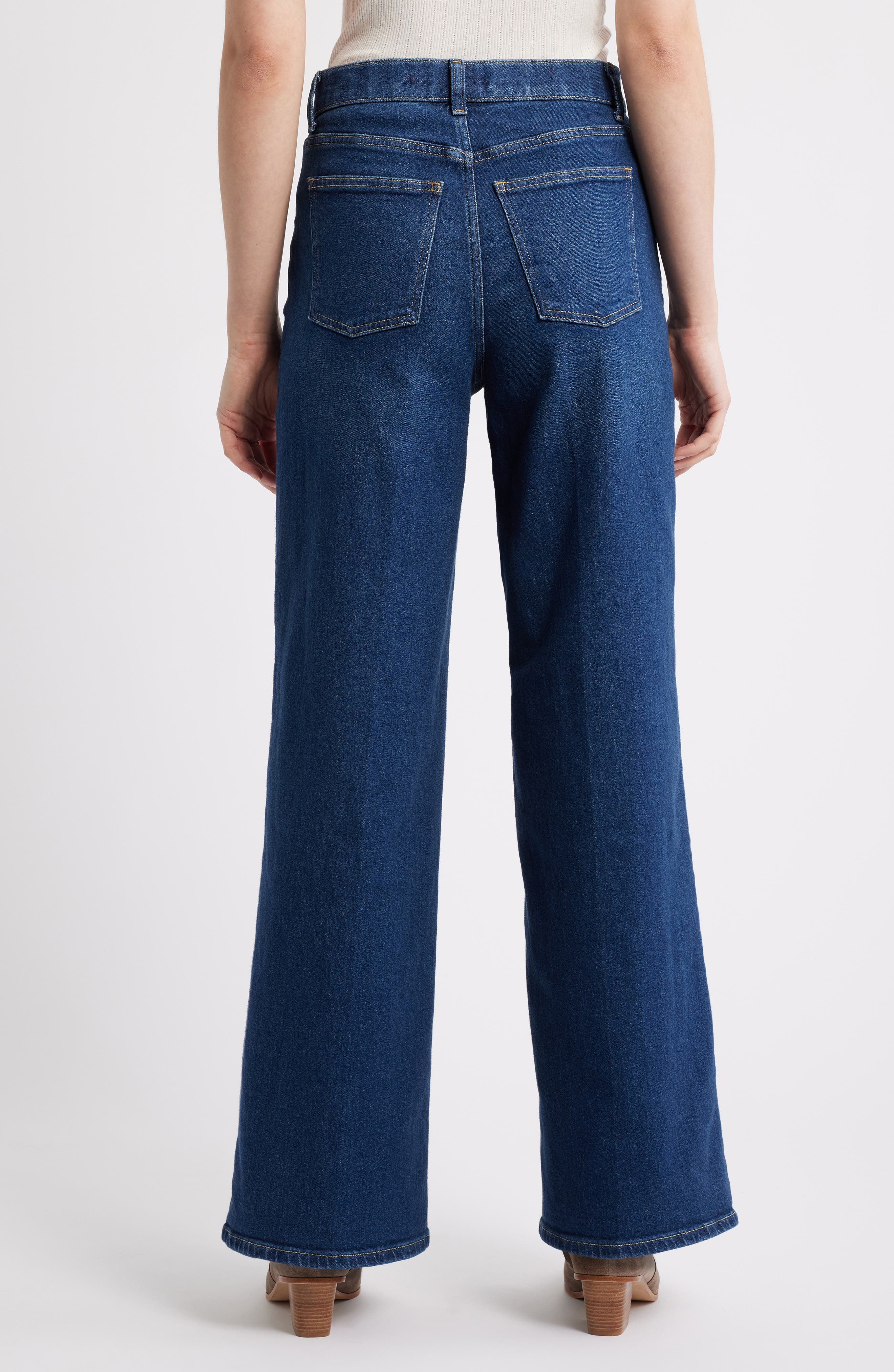 SPANXshape Authentic 360 High Waist Wide Leg Jeans - image 2