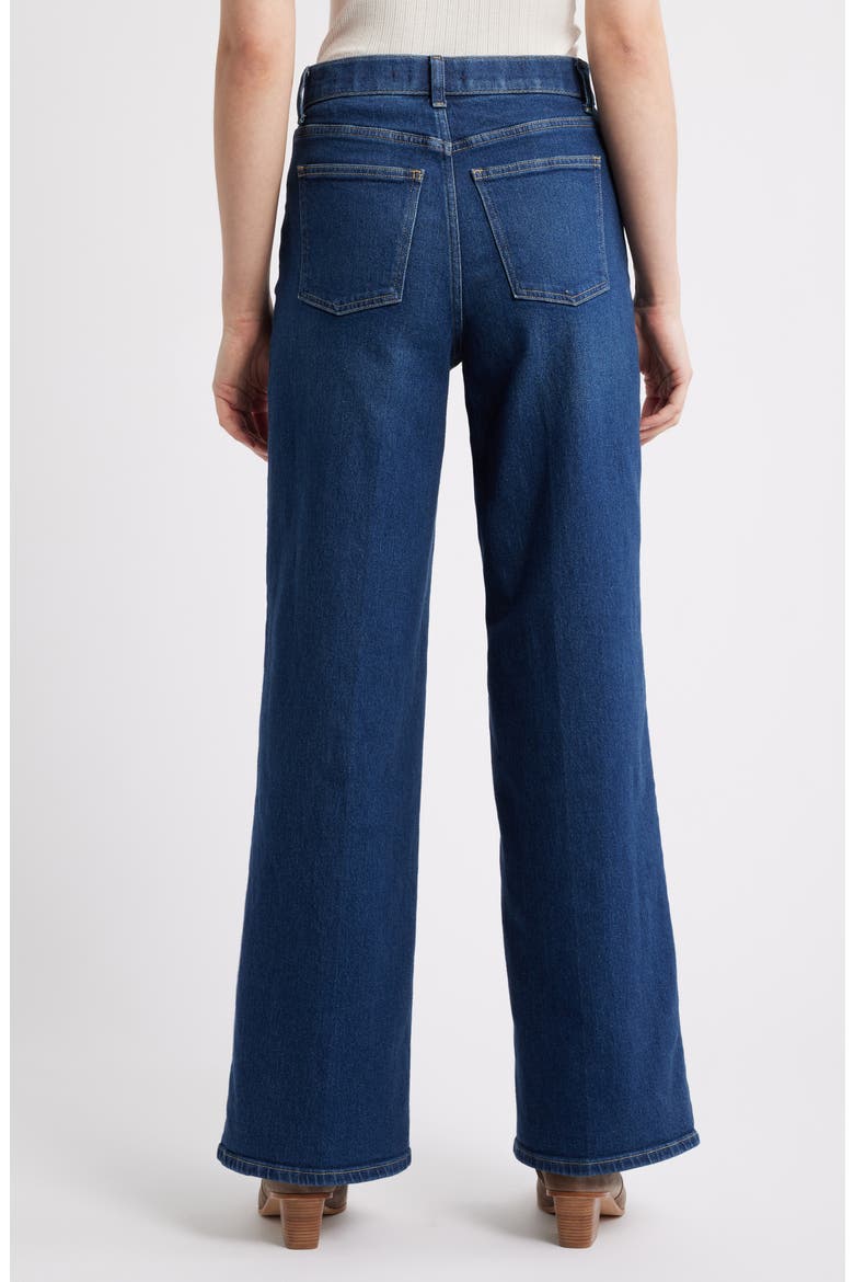 SPANXshape™ Authentic 360 High Waist Wide Leg Jeans, Alternate, color, ADRIATIC BLUE
