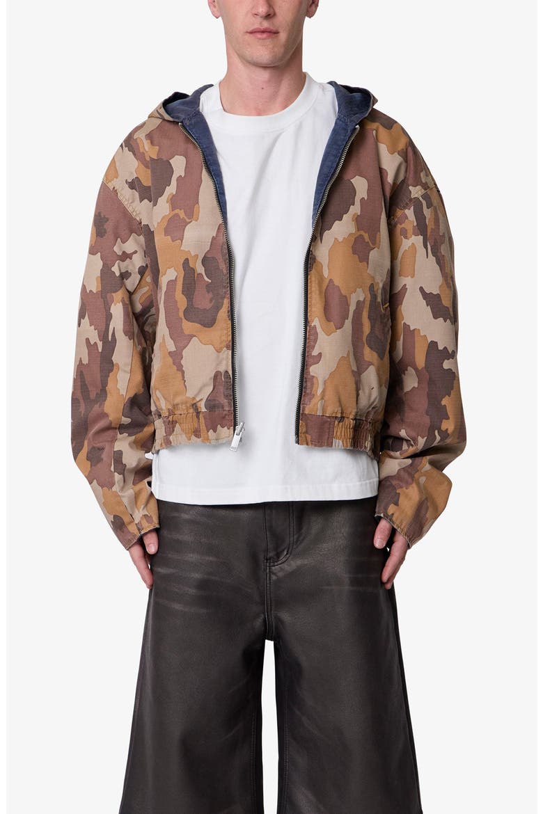 Reversible Hooded Jacket, Main, color, CAMO