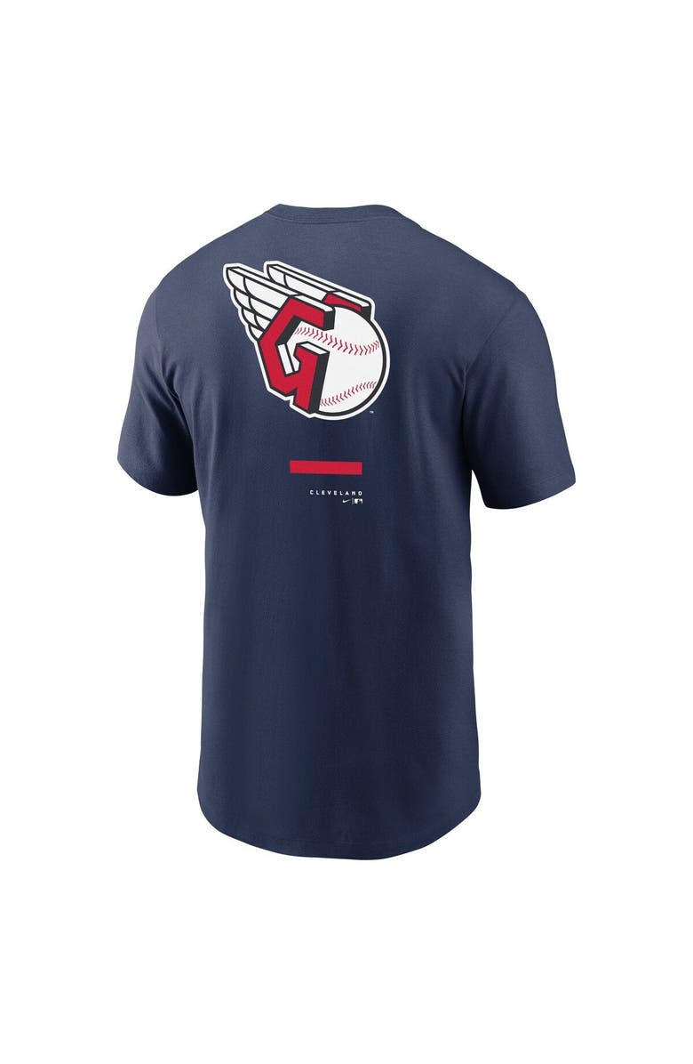 Nike Men's Nike Navy Cleveland Guardians Over the Shoulder T-Shirt, Alternate, color, Navy