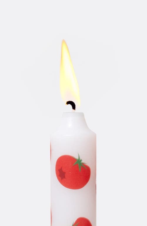 Doiy The Dolce Vita Collection 2-pack Tomato Taper Candles In Red