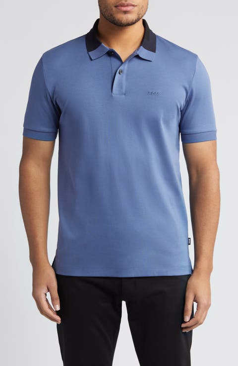 Phillipson Colorblock Collar Cotton Polo