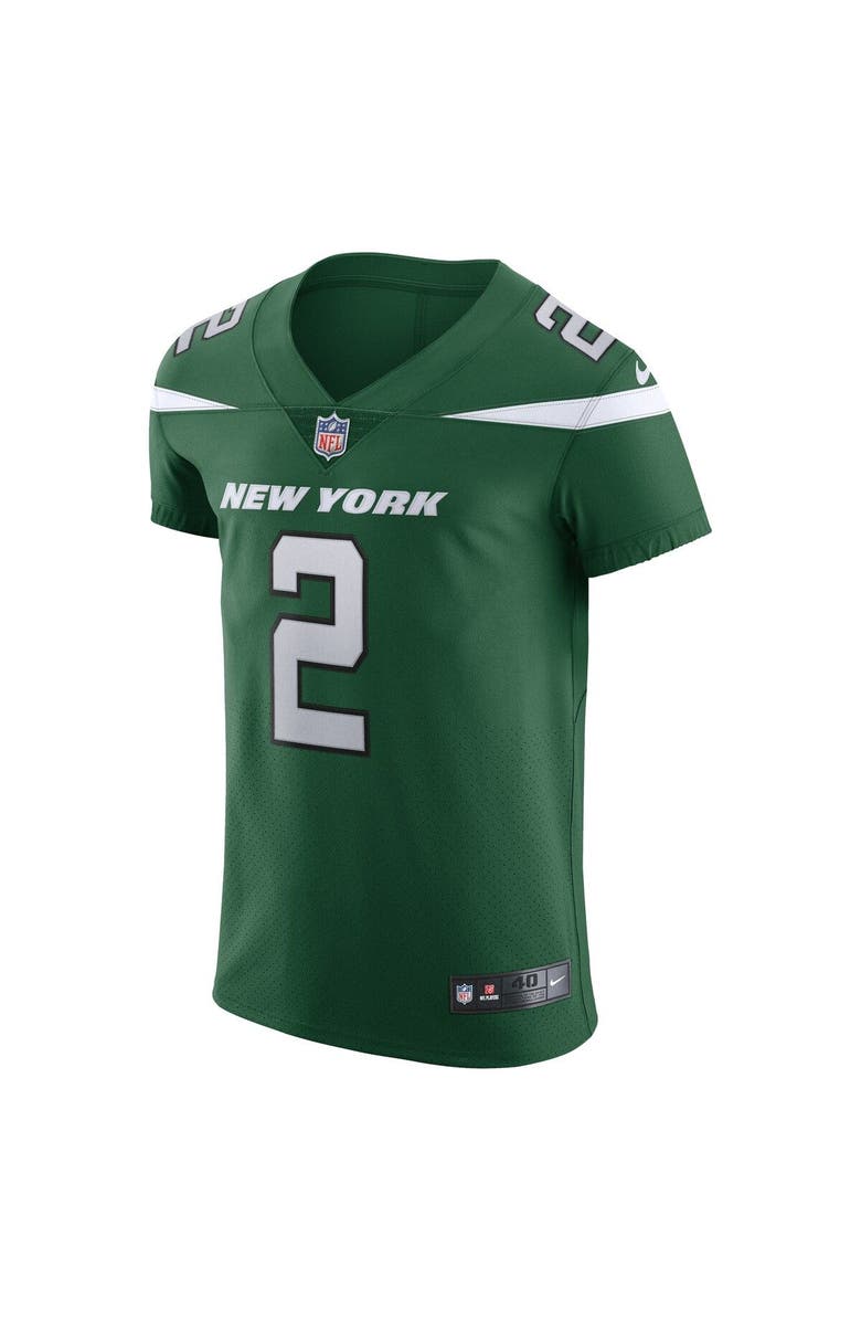 Nike Men's Nike Zach Wilson Gotham Green New York Jets Vapor Elite Jersey, Alternate, color, 
